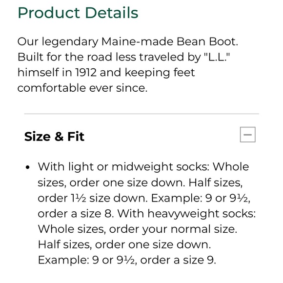 NWOB L.L. BEAN, 6” Bean Boots - Picture 2 of 9